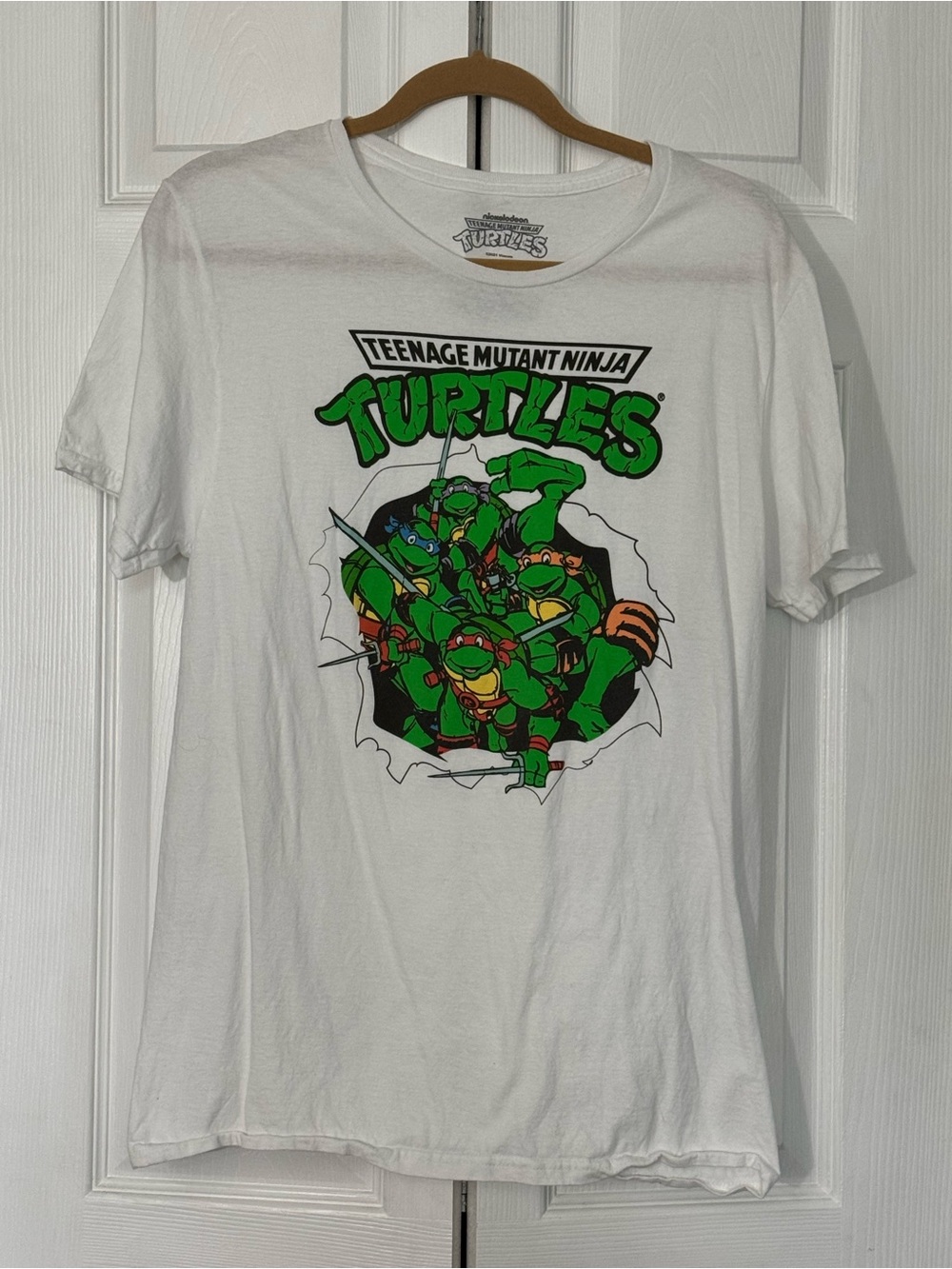 Vintage Nickelodeon Teenage Mutant Ninja Turtles Graphic Tee - White